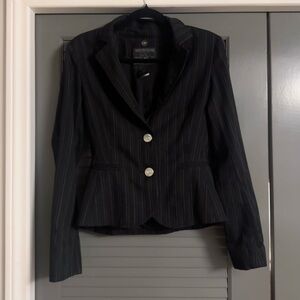 True Religion Y2K Pinstripe Blazer